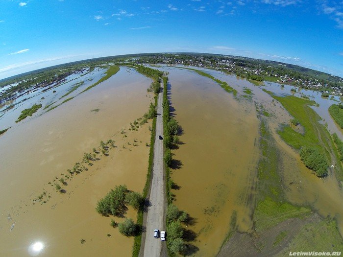 Наводнение на Алтае. Вода в барнаульском Затоне превысила критическую отметку