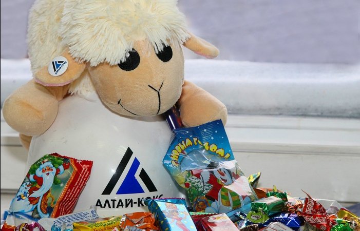 «Алтай-Кокс» приготовил новогодние подарки для детей Заринска