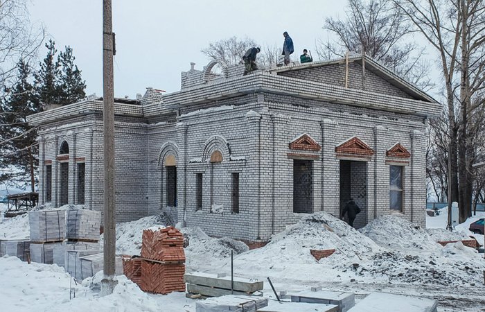 В Нагорном парке завершается строительство храма Иоанна Предтечи