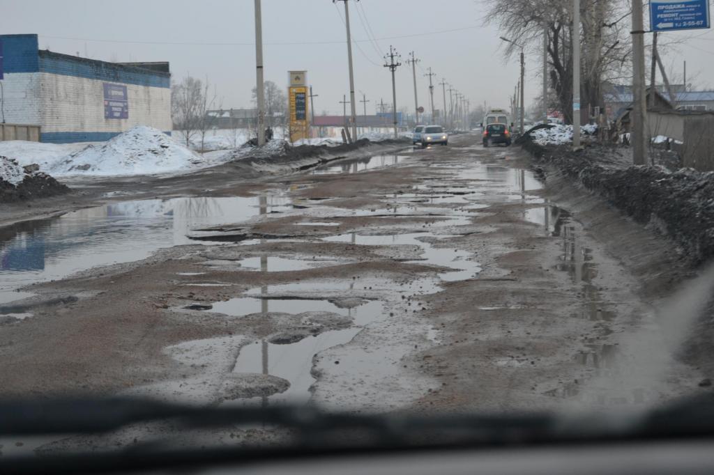 Рубцовск попросит губернатора Карлина помочь с ремонтом дорог