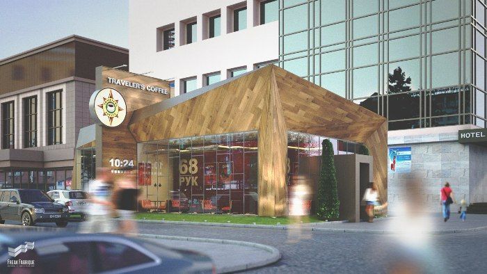 Дизайнер предлагает альтернативный проект кафе на площади Советов