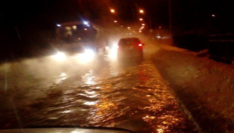В Барнауле снова потоп. На этот раз на Потоке