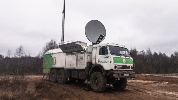 МегаФон развернул мобильную базовую станцию на празднике в честь Кремлёвской ёлки