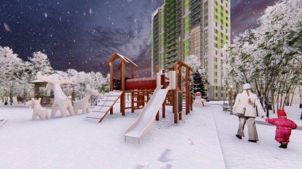 Клевер – на удачу: в Барнауле появился новый ЖК с собственным зеленым парком