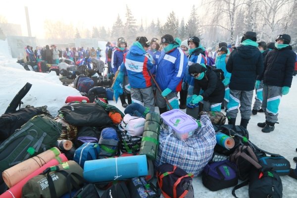 Бойцы «Снежного десанта» отправились по районам Алтайского края (фото)