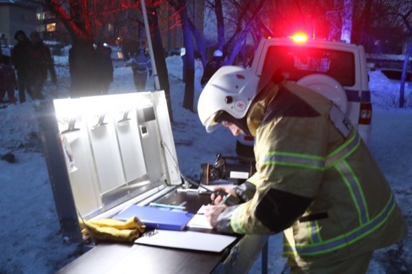 Пожар в Барнауле. Эвакуировано 90 человек