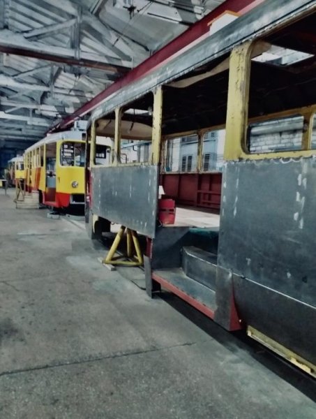 "Горэлектротранс" готовит к выпуску на линию 3-й модернизированный трамвай