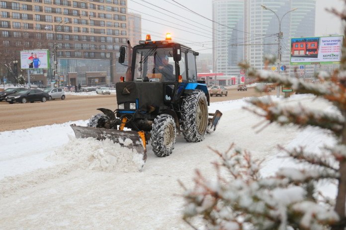 В мэрии Новосибирска назвали улицы, которые в ближайшее время очистят от снега