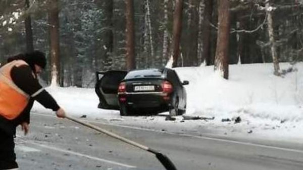 Очевидцы: человек погиб в результате ДТП на трассе Барнаул – Бийск