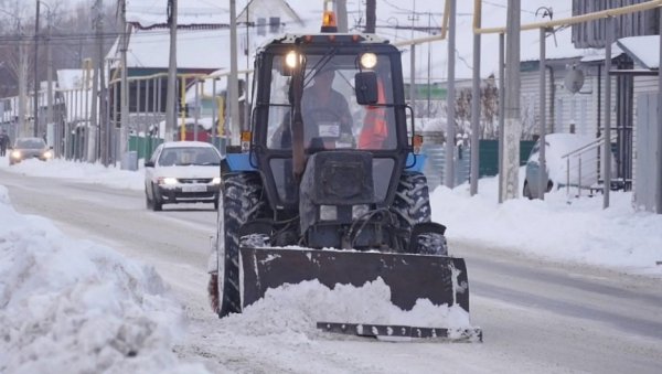 Мэрия Барнаула рапортует о рекордных объемах вывезенного снега