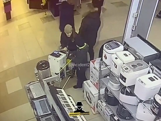 Женщина с ребенком украла пылесос и гироскутер из барнаульского магазина