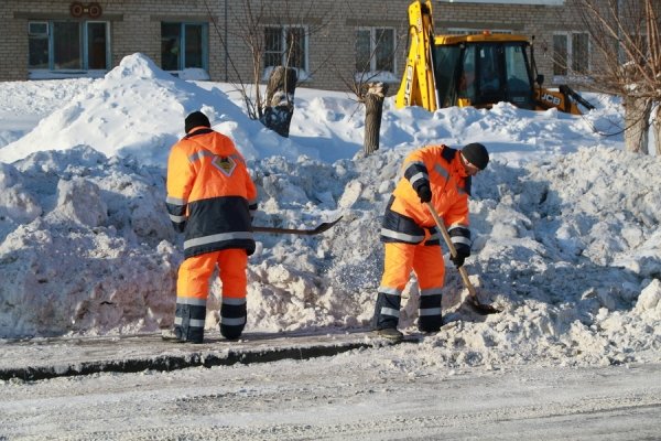 Дорожники Барнаула присоединились к акции ОНФ по очистке города от снега (фото)