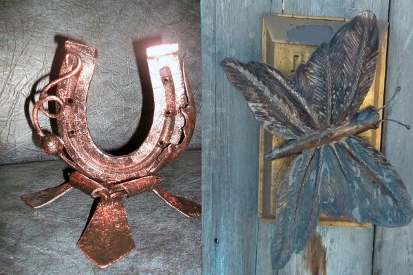Оживший металл: почта-бабочка, волшебный ключ и подкова на счастье