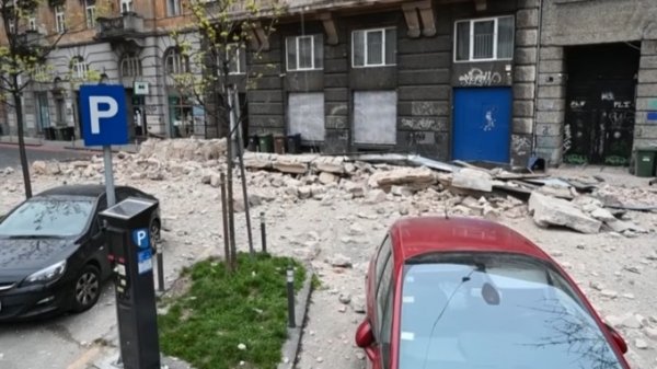 Мощнейшее за 140 лет землетрясение сотрясло столицу Хорватии