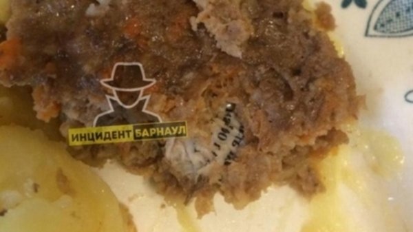 Стало известно, из-за кого барнаульские школьники ели котлеты с бумагой