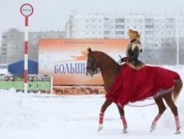 На ипподроме прошли лошадиные скачки (фото)