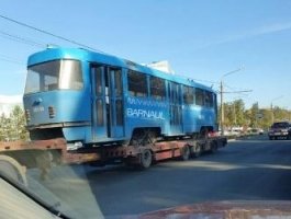 В Барнауле заметили собянинские трамваи