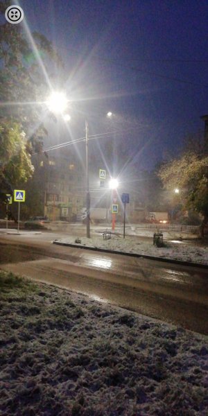 Рубцовчане делятся в соцсетях фотографиями первого снега