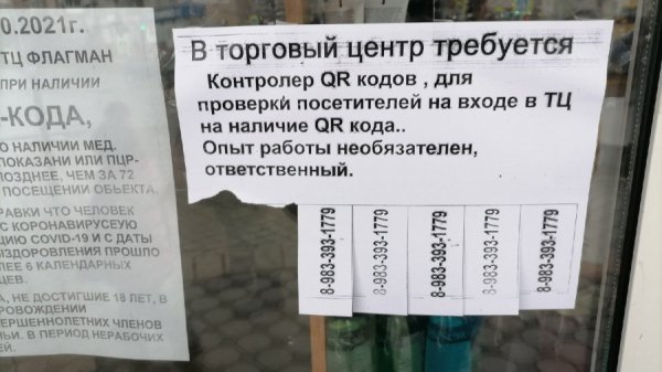 В очередь! Первый день QR-кодов в Алтайском крае отметился столпотворением в торговых центрах