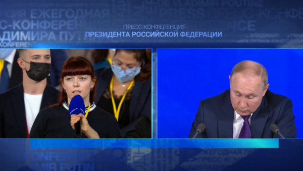 Барнаульская журналистка рассказала Путину о проблемах с углем в Алтайском крае