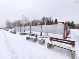 В Барнауле начали готовить участок для установки стелы "Город трудовой доблести"