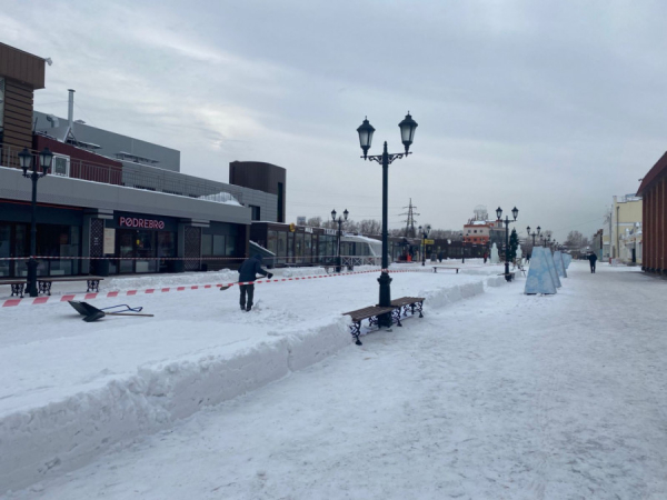 В Барнауле показали, как будет выглядеть новогодний городок на Старом базаре