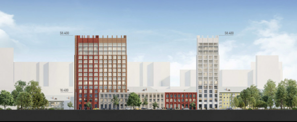Три «свечки» для площади. Берлинский архитектор показал, каким он видит жилой комплекс на Сахарова в Барнауле