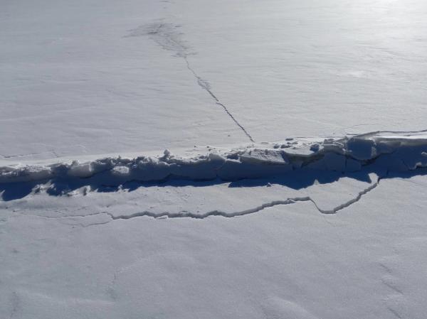 Ледовый удар зафиксировали на Алтае