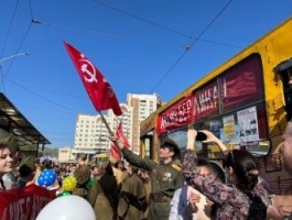 «Трамвай Победы» вышел на улицы Барнаула