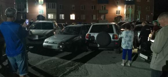 В Бийске пьяный водитель протаранил 7 авто
