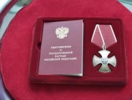 В Рубцовске семьям погибших при исполнении воинского долга росгвардейцев передали награды