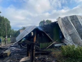 Два ребёнка и бабушка погибли при пожаре в Алтайском крае