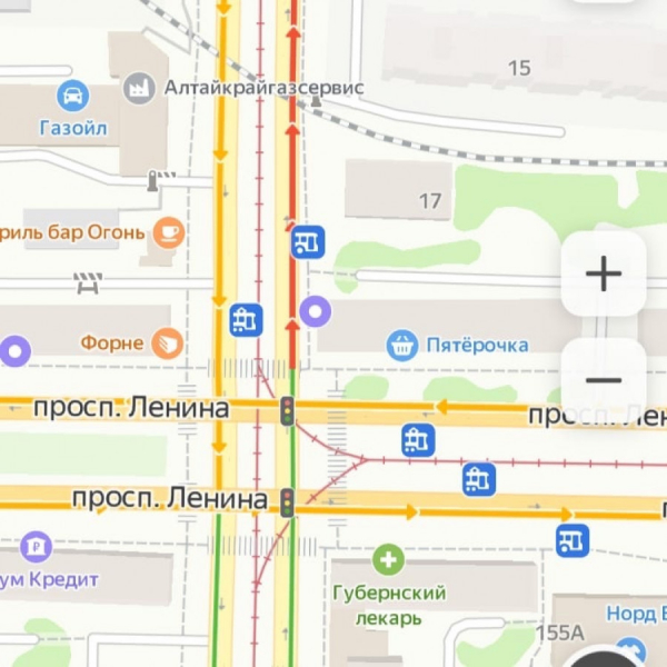 В Барнауле женщину сбил трамвай