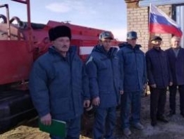 Пожарные ПЧ ГПС №92 в селе Гонохово Каменского района отметили новоселье