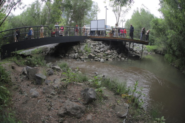 ФОТОБАНК. Что представляет собой новый парк в пойме реки Первая Ельцовка в Новосибирске?