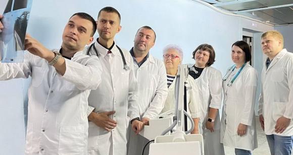 В больнице Советского района появился новый рентгеновский аппарат.