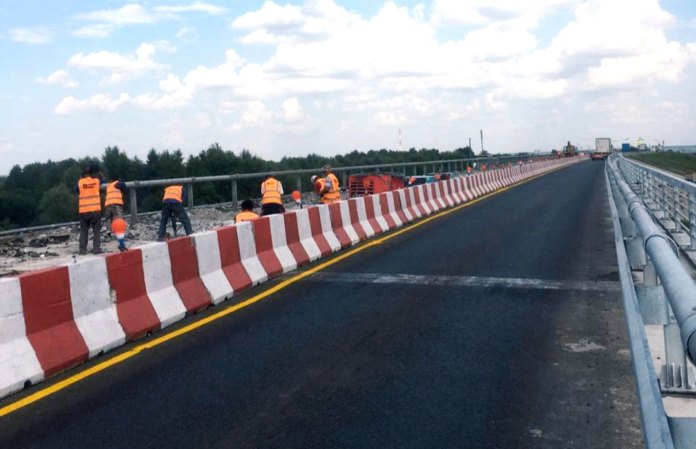 В рамках госконтракта на 284 млн рублей отремонтируют мост на Северном обходе Новосибирска