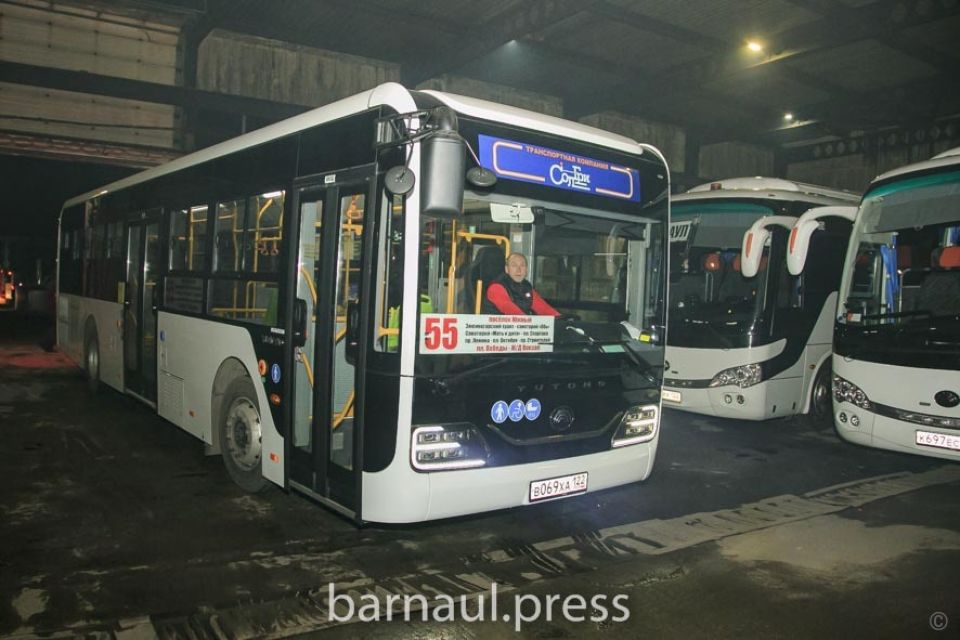 Какие новые автобусы вышли на маршруты №55 и 60 в Барнауле