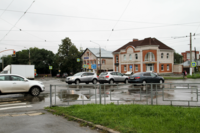 "Озера" у школ и глубокие лужи. Как Барнаул затопило после дождя 12 сентября