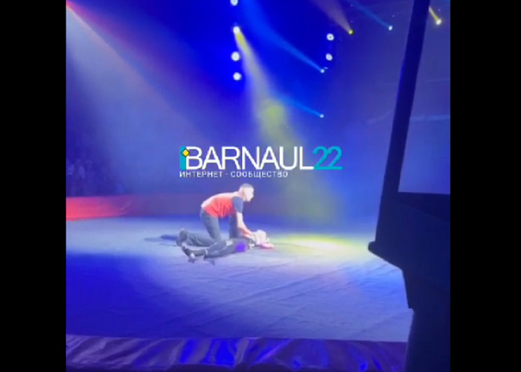 В Барнауле акробатка цирка сорвалась с высоты во время представления