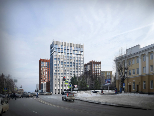 «Типология офисника». Проект ЖК на площади Сахарова вызвал горячие споры на градсовете в Барнауле